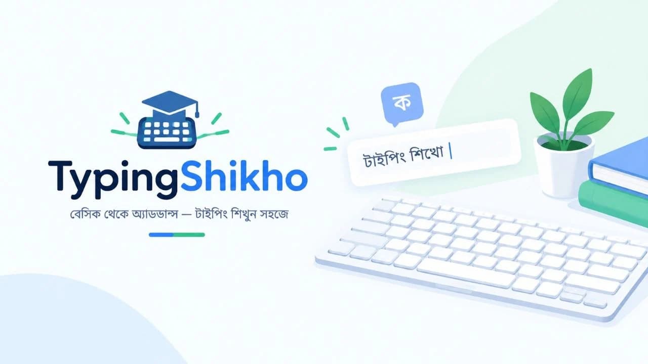 TypingShikho.com — বই + ওয়েবসাইট সম্পূর্ণ টাইপিং ইকোসিস্টেম