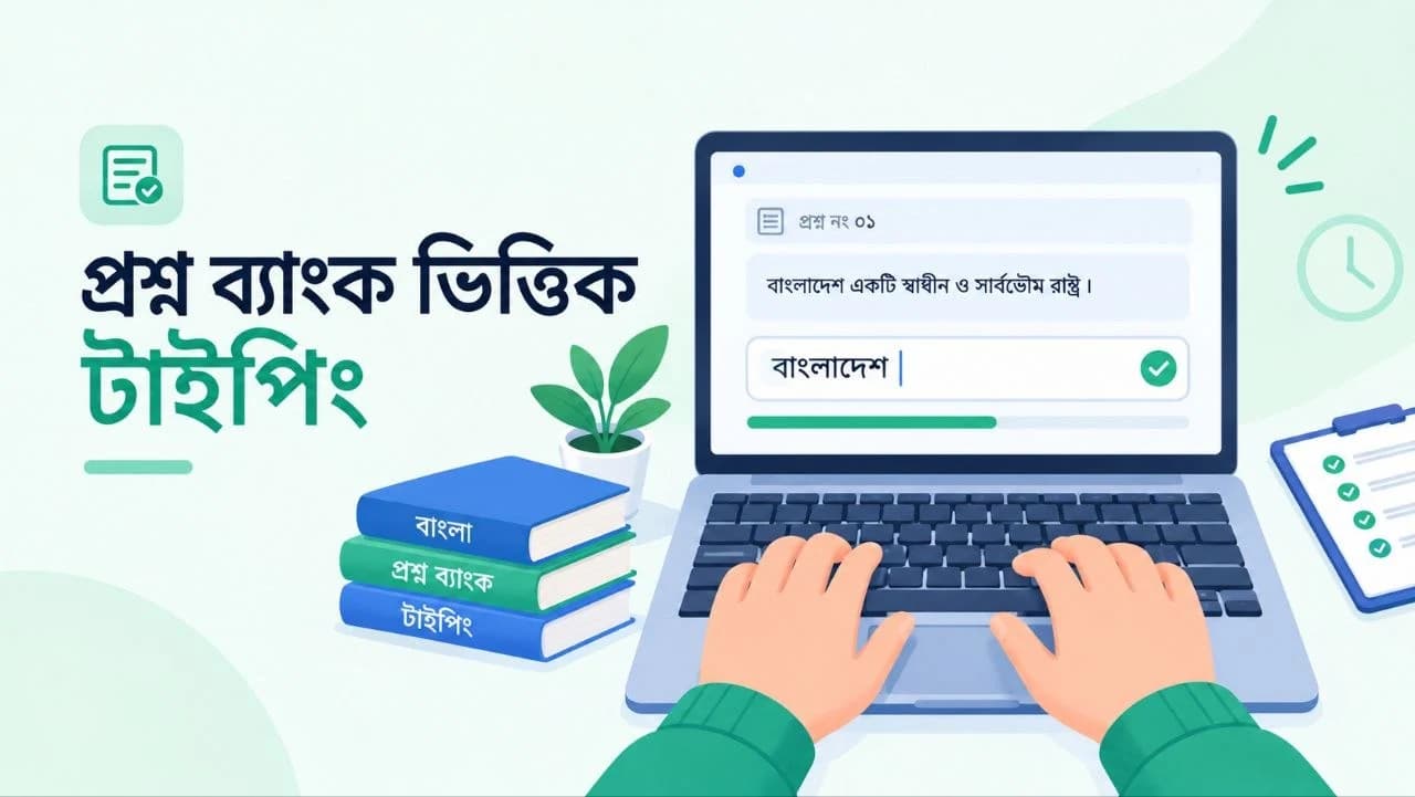 প্রশ্ন ব্যাংক ভিত্তিক টাইপিং অনুশীলন